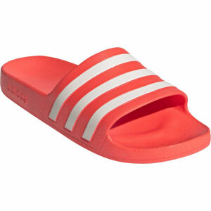 adidas ADILETTE AQUA Unisexové pantofle, červená, velikost 40.5