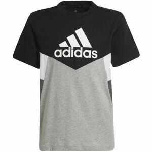 adidas CB TEE ESS Chlapecké tričko, černá, veľkosť 128