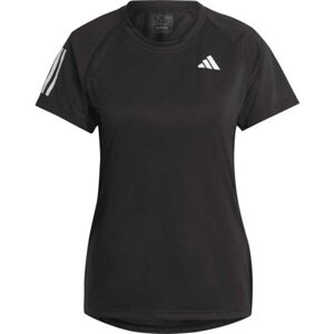 adidas CLUB TEE Dámské tenisové tričko, černá, velikost XS