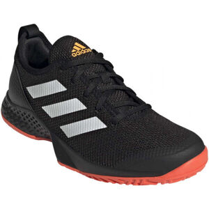 adidas COURTFLASH Pánská tenisová obuv, černá, velikost 46