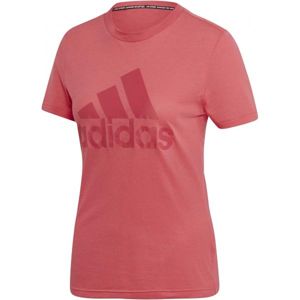 adidas W MH BOS TEE růžová XS - Dámské tričko