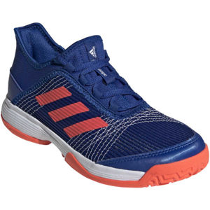adidas ADIZERO CLUB K Dětská tenisová obuv, modrá, velikost 35