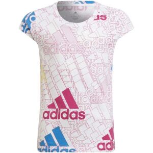 adidas ES BL TEE Dívčí tričko, růžová, velikost 140