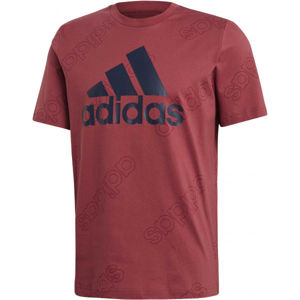 adidas MENS FAVOURITES T-SHIRT Pánské triko, červená, velikost S