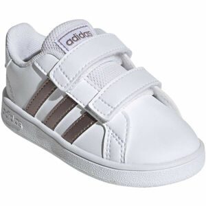 adidas GRAND COURT I Dětská volnočasová obuv, bílá, velikost 20