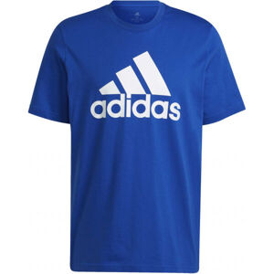 adidas BIG LOGO TEE Pánské tričko, modrá, veľkosť XL