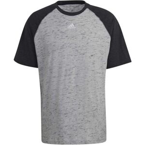 adidas MEL TEE Pánské tričko, šedá, velikost XXL