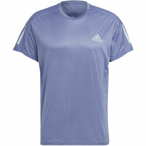adidas OWN THE RUN TEE Pánské běžecké tričko, modrá, velikost XL