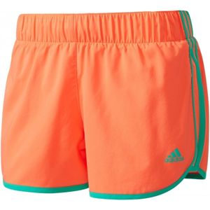 adidas SHORT 3S W oranžová L - Dámské běžecké šortky