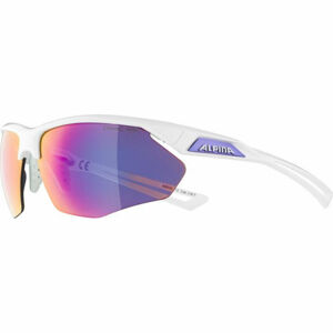 Alpina Sports NYLOS HR Unisex sluneční brýle, bílá, veľkosť UNI