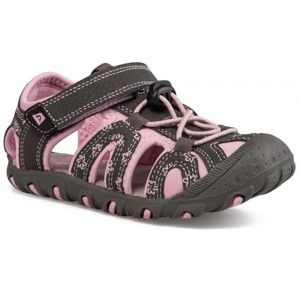 ALPINE PRO FOLEY Dětské sportovní sandály, tmavě šedá, velikost 35