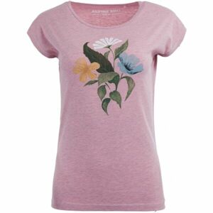 ALPINE PRO GRIDLA Dámské tričko, Růžová,Mix, velikost