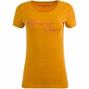 ALPINE PRO INMANA Dámské tričko, žlutá, velikost XS