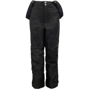 ALPINE PRO MEGGO Dětské lyžařské kalhoty, černá, velikost 128-134