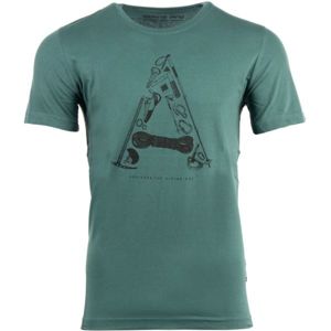 ALPINE PRO TITAN zelená M - Pánské triko
