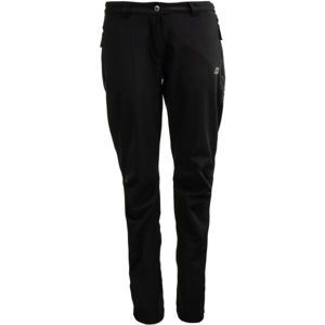 ALPINE PRO NAVA černá 42 - Dámské softshellové kalhoty