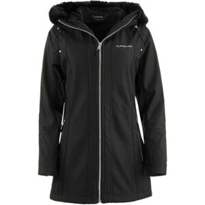 ALPINE PRO ZOMARA Dámský kabát, černá, velikost XL