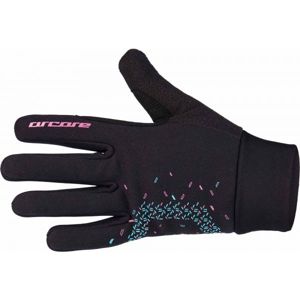 Arcore EVASION Juniorské zimní rukavice, Černá,Tyrkysová,Růžová, velikost