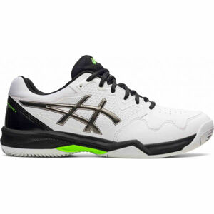 Asics GEL-DEDICATE 7 CLAY Pánská tenisová bota, Bílá,Černá, velikost 10.5