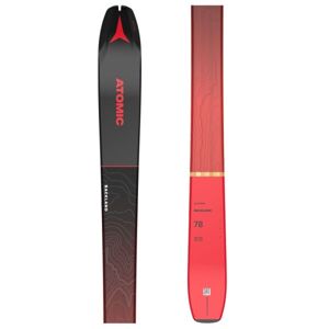 Atomic BACKLAND 78 + SKIN 78/80 Skialpinistické lyže s pásy, červená, velikost 170