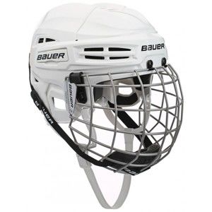 Bauer IMS 5.0 COMBO bílá L - Hokejová helma