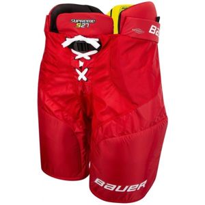 Bauer SUPREME S27 PANTS SR Hokejové kalhoty, červená, veľkosť S