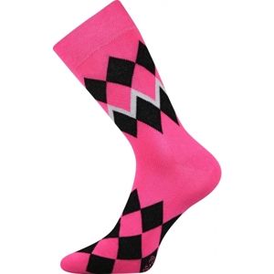 Boma PATTE 008 Ponožky, Růžová,Černá, velikost