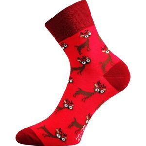 Boma PATTE 023 červená 35/38 - Vánoční ponožky
