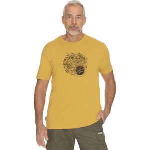 BUSHMAN Pánské tričko Pánské tričko, žlutá, velikost XXL