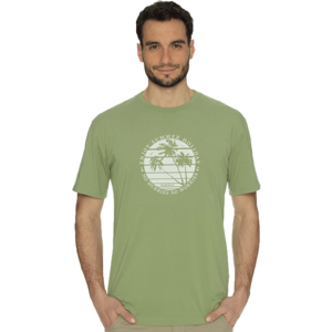 BUSHMAN Pánské tričko Pánské tričko, světle zelená, velikost M