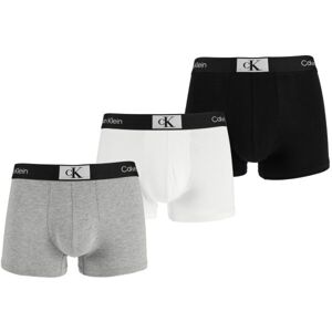 Calvin Klein ´96 COTTON-TRUNK 3PK Pánské boxerky, černá, veľkosť L