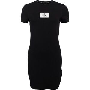 Calvin Klein ´96 LOUNGE-S/S DRESS Dámské šaty, černá, veľkosť XL