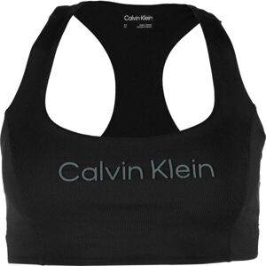 Calvin Klein ESSENTIALS PW MEDIUM SUPPORT SPORTS BRA Dámská sportovní podprsenka, růžová, velikost XL