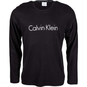 Calvin Klein L/S CREW NECK Pánské triko s dlouhým rukávem, černá, velikost M
