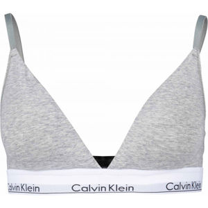 Calvin Klein LL TRIANGLE Dámská podprsenka, šedá, veľkosť XL