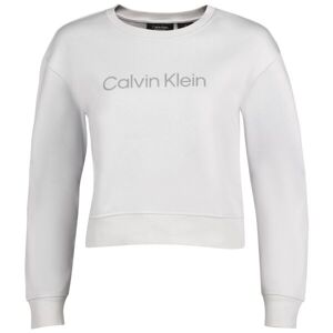 Calvin Klein PW PULLOVER Dámská mikina, bílá, velikost XS