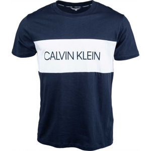 Calvin Klein RELAXED CREW TEE tmavě modrá XL - Pánské tričko