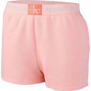 Calvin Klein SLEEP SHORT světle růžová M - Dámské šortky