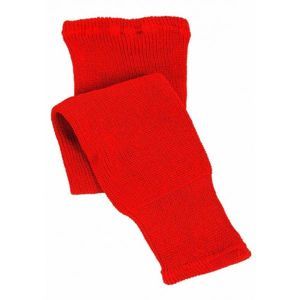 CCM 100 KNIT SOCK IN 24 červená NS - Dětské hokejové pletené stulpny