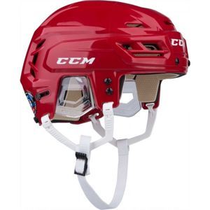 CCM TACKS 110 SR Hokejová helma, červená, veľkosť XS