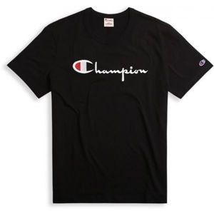 Champion CREWNECK T-SHIRT Pánské tričko, Tmavě modrá,Bílá, velikost XXL