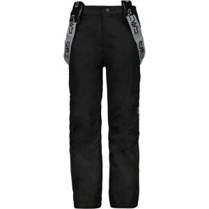 CMP KID SALOPETTE Dětské lyžařské kalhoty, černá, velikost 152