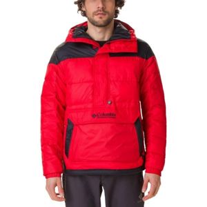 Columbia LODGE PULLOVER JACKET Pánská zimní bunda, červená, velikost M