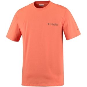 Columbia PFG TOOLS ELEMENTS SHORT SHIRT oranžová XL - Pánské tričko s krátkým rukávem