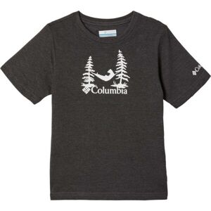 Columbia VALLEY CREED SHORT SLEEVE GRAPHIC SHIRT Dětské tričko, černá, velikost S