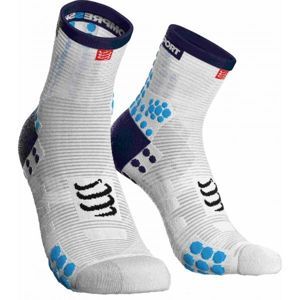 Compressport RACE V3.0 RUN HI modrá T1 - Běžecké ponožky