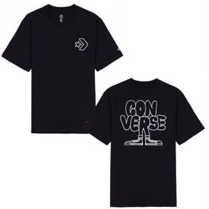 Converse CARTOON CHUCK TEE černá XL - Pánské tričko