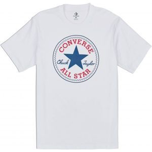 Converse CHUCK PATCH TEE Pánské triko, bílá, velikost XXL