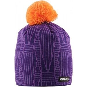 Craft VOYAGE fialová L/XL - Silnější pletená čepice