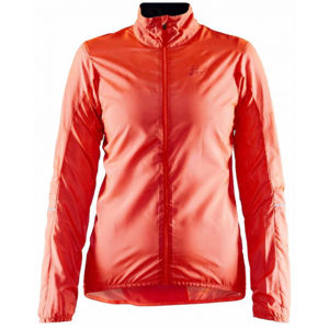 Craft ESSENCE Dámská ultralehká cyklistická bunda, oranžová, velikost XL